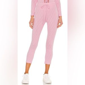 Love Shack Fancy’s Laine Pant in Pink Grace - size large